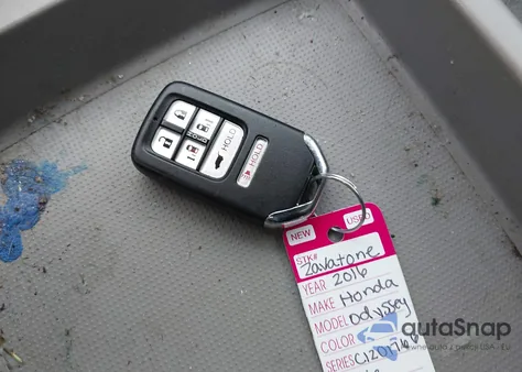 2016 Honda Odyssey Ex-L из США, поврежденный, VIN 5FNRL5H65GB036542